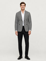 Blazer Da Uomo Con Revers A Lancia E Spacco Singolo