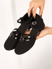 Scarpe Da Ballo Da Donna Con Tacco Cubano Indoor