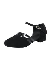 Scarpe Da Ballo Da Donna Con Tacco Cubano Indoor