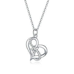 Collane A Forma Di Cuore Infinito In Argento Regali Di Compleanno