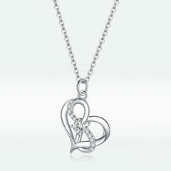 Collane A Forma Di Cuore Infinito In Argento Regali Di Compleanno