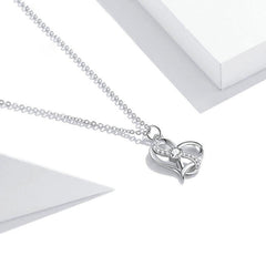 Collane A Forma Di Cuore Infinito In Argento Regali Di Compleanno