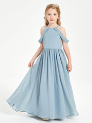 Abito Da Damigella Junior Sogno Con Spalle Scoperte Azzurro Polvere