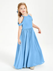 Abito Da Damigella Junior Sogno Con Spalle Scoperte Blu