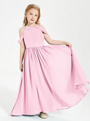 Abito Da Damigella Junior Sogno Con Spalle Scoperte Rosa Bonbon