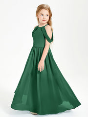 Abito Da Damigella Junior Sogno Con Spalle Scoperte Verde Scuro