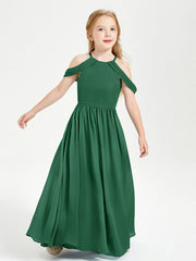 Abito Da Damigella Junior Sogno Con Spalle Scoperte Verde Scuro