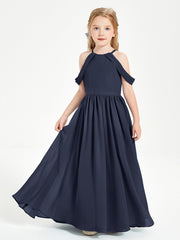 Abito Da Damigella Junior Sogno Con Spalle Scoperte Blu Scuro