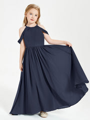Abito Da Damigella Junior Sogno Con Spalle Scoperte Blu Scuro