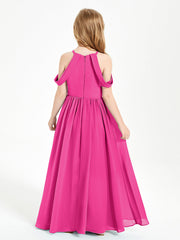 Abito Da Damigella Junior Sogno Con Spalle Scoperte Fucsia