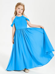 Abito Da Damigella Junior Sogno Con Spalle Scoperte Blu Oceano