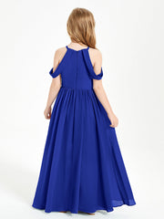 Abito Da Damigella Junior Sogno Con Spalle Scoperte Blu Royal