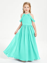 Abito Da Damigella Junior Sogno Con Spalle Scoperte Azzurro Spa