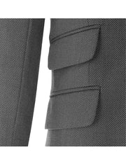 Due Pezzi Slim Fit Completo Uomo Elegante Per Banchetto